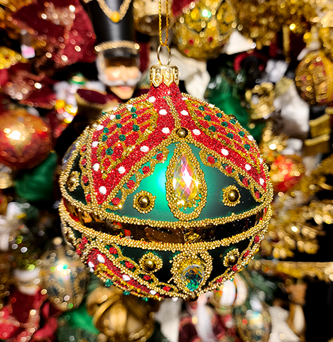Polish Glass Art Christmas baubles
