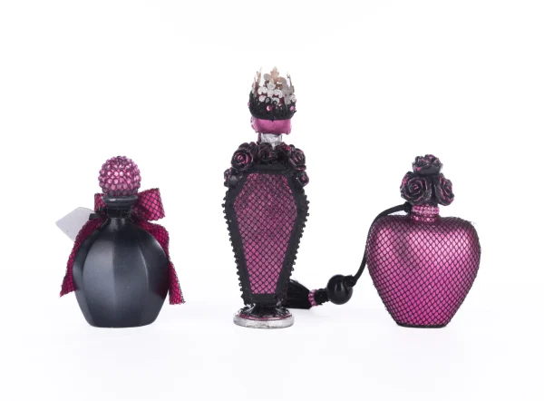 Katherine S Collection Halloween Collectible Pink Panic Possession Vanity Potion Bottles Tabletop Pink Black Kc 28 428147 3